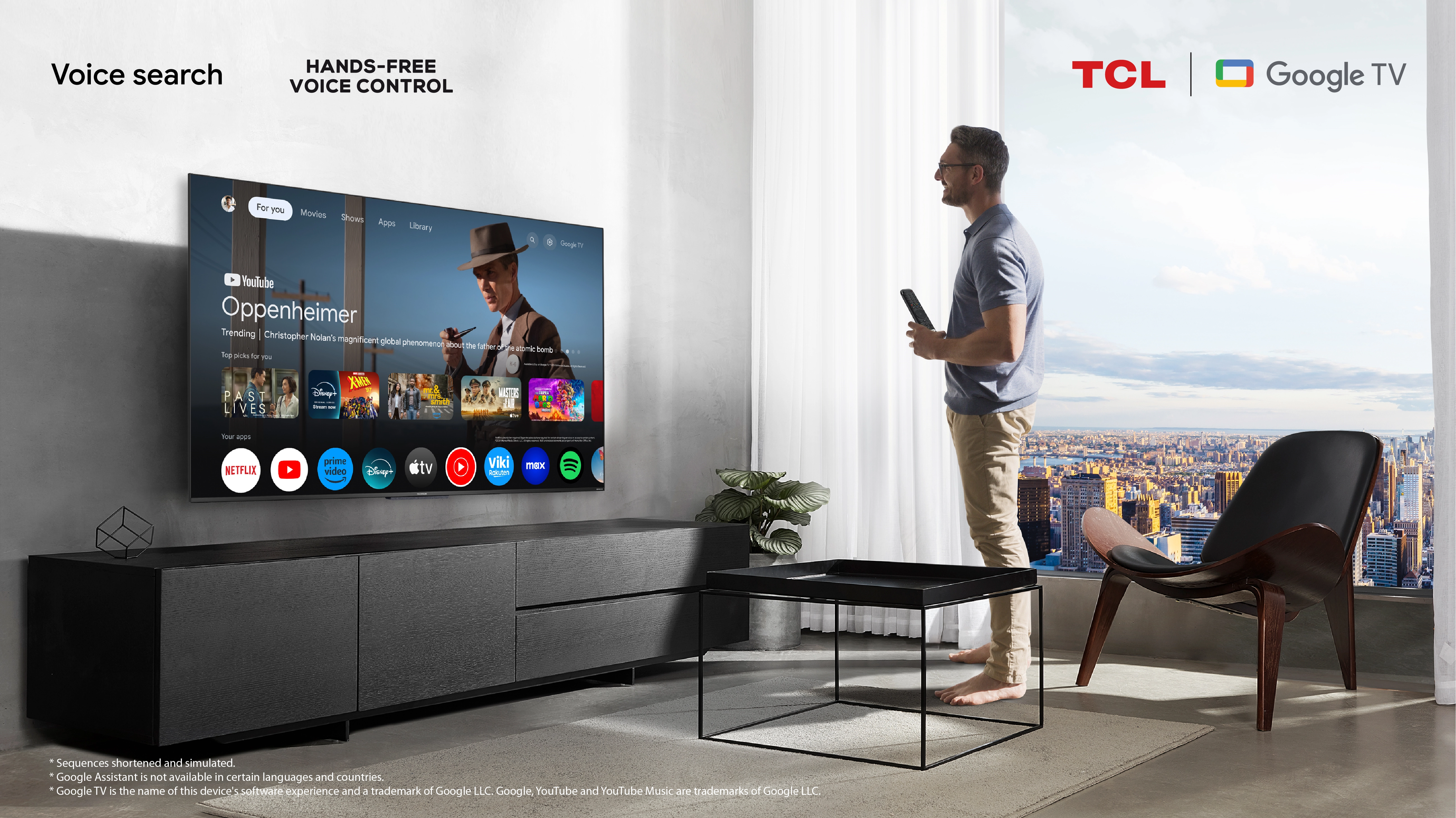 TCL 43P7K QLED 60Hz Google Smart TV